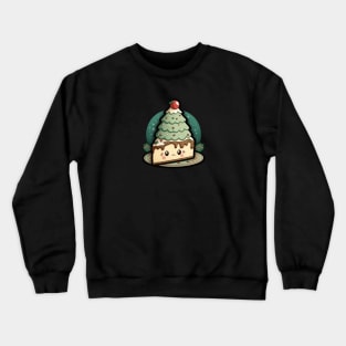 Kawaii Christmas Cake :3 Crewneck Sweatshirt